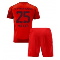 Bayern Munich Thomas Muller #25 Replica Home Minikit 2024-25 Short Sleeve (+ pants)